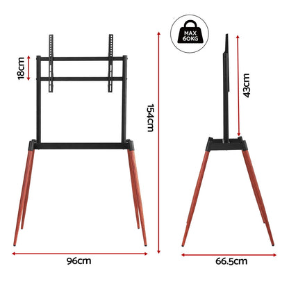 Artiss TV Stand 32-75 inch LED LCD Screen Wooden Floor Easel Height Adjustable-Furniture &gt; Living Room &gt; TV Units-PEROZ Accessories