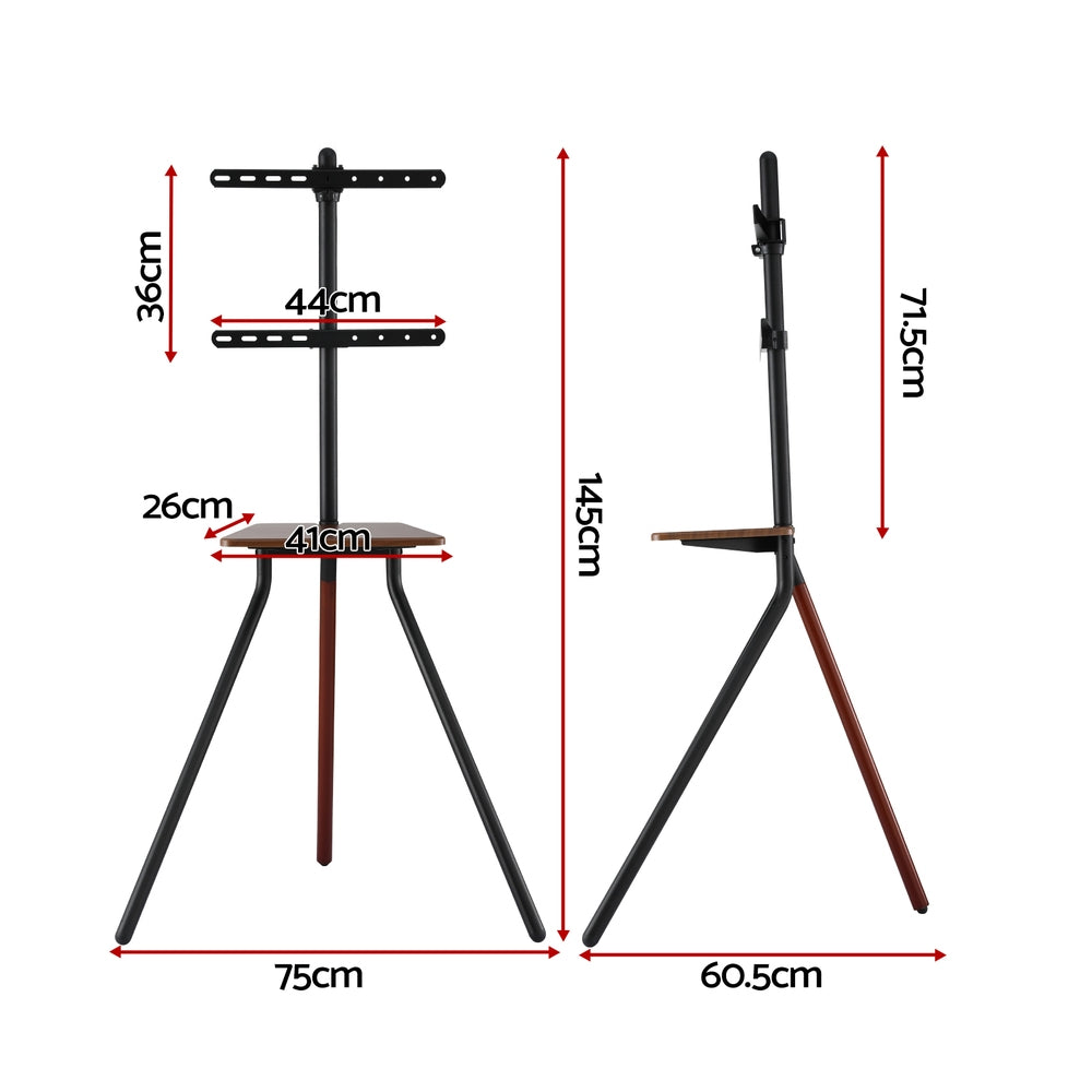 Artiss TV Stand Wooden Tray 24-55" Swivel Height Adjustable-Furniture > Living Room > TV Units-PEROZ Accessories