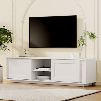 Artiss TV Unit Entertainment Unit Storage Cabinet 160cm White-Furniture > Living Room > TV Units-PEROZ Accessories