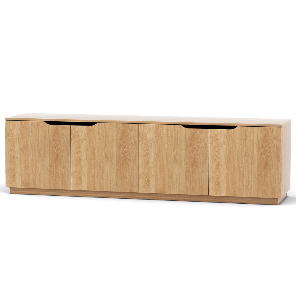 Artiss TV Unit Entertainment Unit Storage Cabinet 180cm Pine-Furniture &gt; Living Room &gt; TV Units-PEROZ Accessories