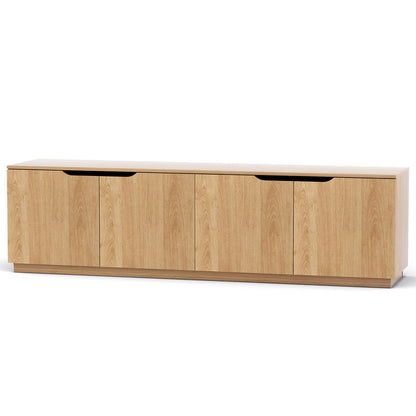 Artiss TV Unit Entertainment Unit Storage Cabinet 180cm Pine-Furniture &gt; Living Room &gt; TV Units-PEROZ Accessories