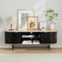 Artiss TV Unit Entertainment Unit Storage Cabinet Black Pine-Furniture > Living Room > TV Units-PEROZ Accessories