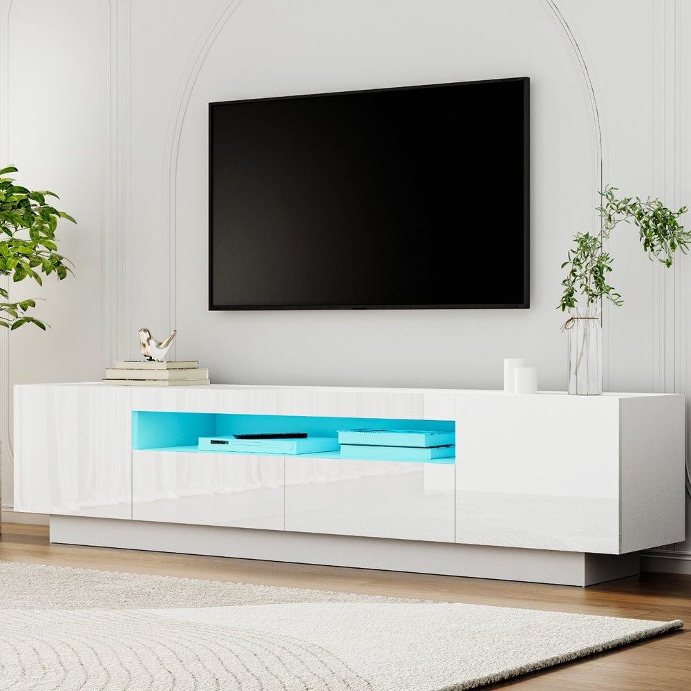 Artiss TV Unit Entertainment Unit Storage Drawer RGB LED 180cm White-Furniture > Living Room > TV Units-PEROZ Accessories