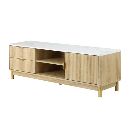Artiss TV Unit Entertainment Unit Storage Drawer Shelf 150cm Pine-Furniture &gt; Living Room &gt; TV Units-PEROZ Accessories