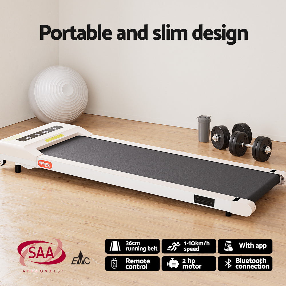 Artiss Treadmill with 120cm Automatic Standing Desk Electric Walking Pad-Walking Pad-PEROZ Accessories