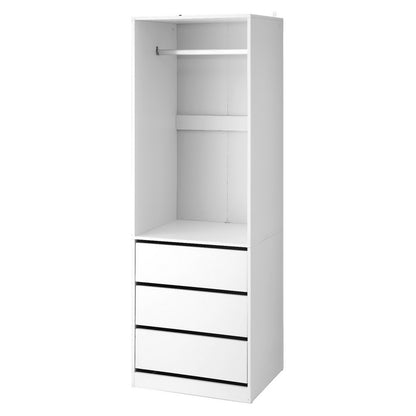 Artiss Wardrobe Clothes Closet Storage Organizer White-Home &amp; Garden > Storage > Clothing &amp; Wardrobe Storage-PEROZ Accessories