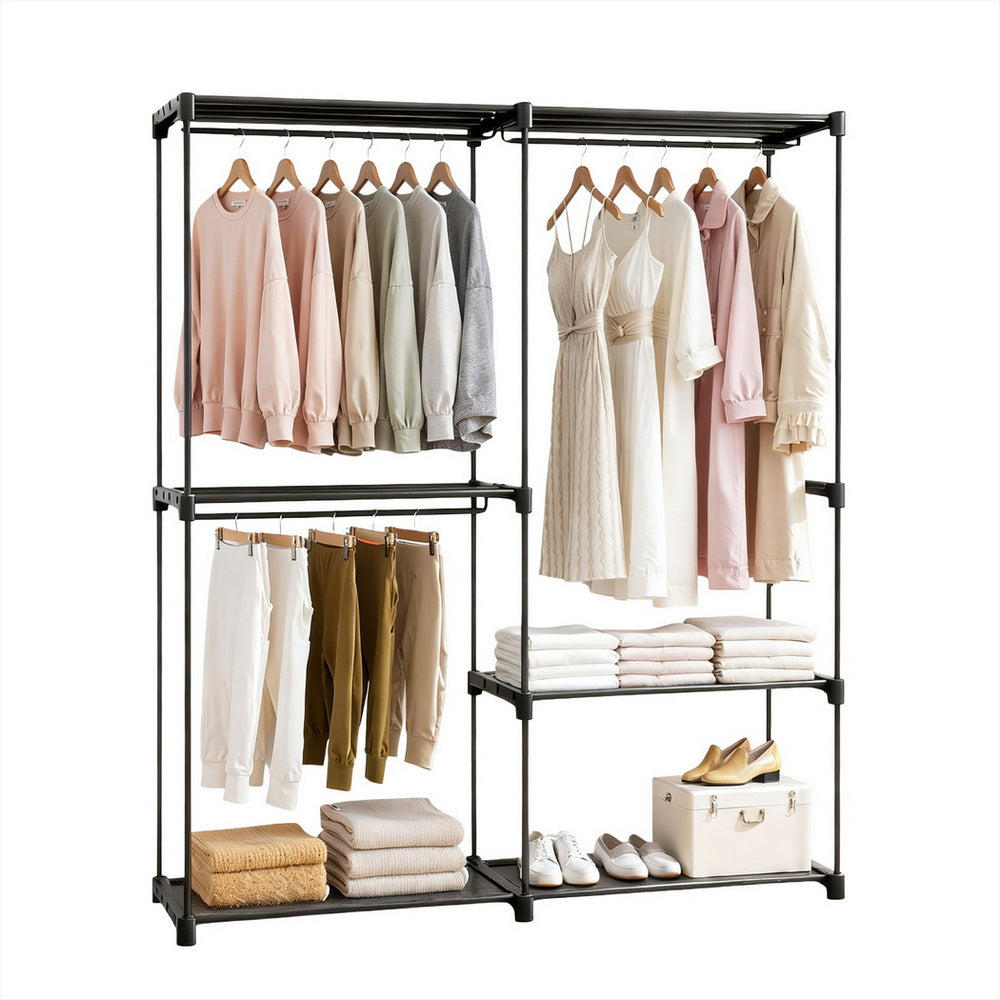Artiss Wardrobe Clothes Rack Closet 181cm-Furniture > Living Room > Coat Racks-PEROZ Accessories