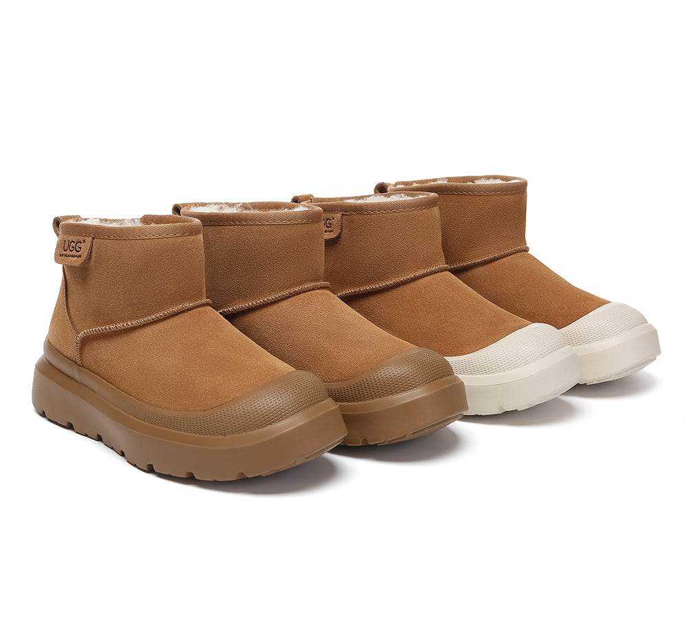 Australian Shepherd® UGG Boots Sheepskin Wool Ankle Chunky Platform Harrison-PEROZ Accessories