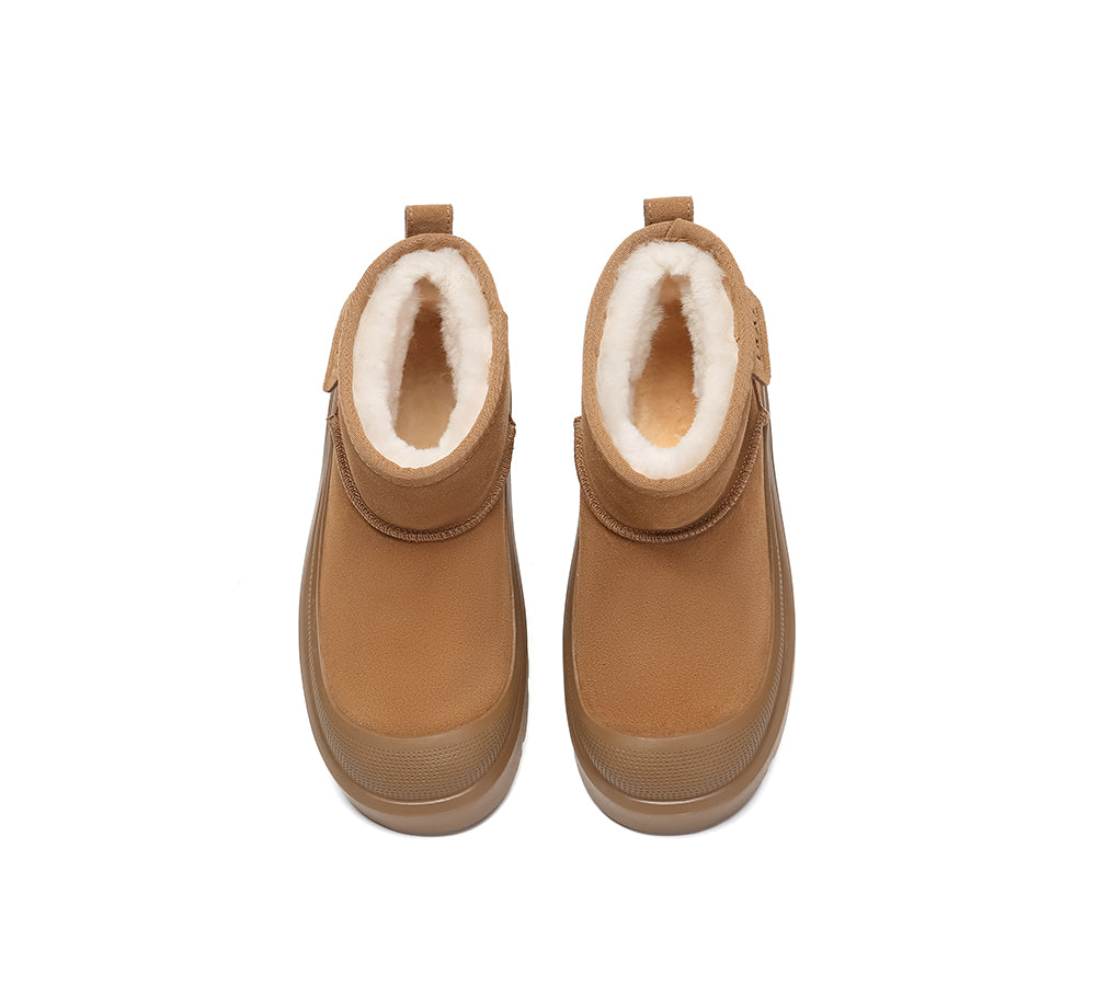 Australian Shepherd® UGG Boots Sheepskin Wool Ankle Chunky Platform Harrison-PEROZ Accessories