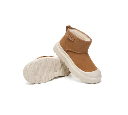 Australian Shepherd® UGG Boots Sheepskin Wool Ankle Chunky Platform Harrison-PEROZ Accessories