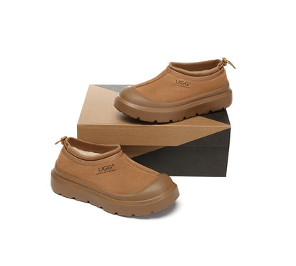 Australian Shepherd® UGG Slippers Sheepskin Wool Drawstring Harlow-PEROZ Accessories