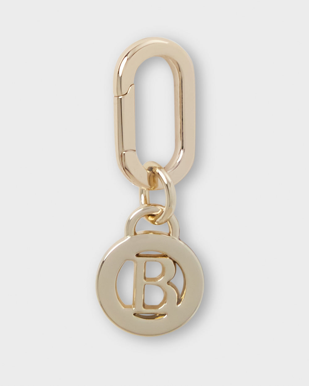 Letter B Charm With Oval Hinge Ring Clip-Accessories-PEROZ Accessories