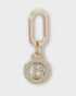 Letter B Charm With Oval Hinge Ring Clip-Accessories-PEROZ Accessories