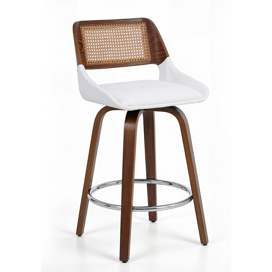 Artiss Wooden Bar Stools Swivel Kitchen Counter Stool Chair 60cm Seat Height-Furniture > Bar Stools &amp; Chairs > Table &amp; Bar Stools-PEROZ Accessories