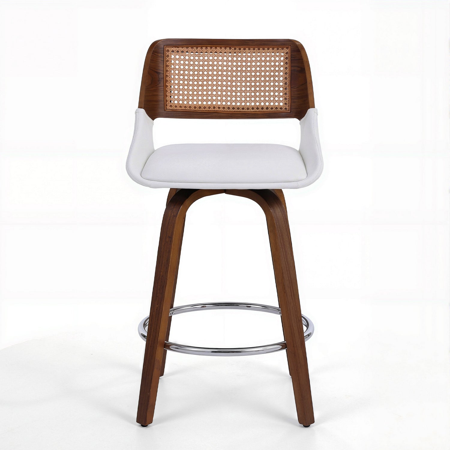 Artiss Wooden Bar Stools Swivel Kitchen Counter Stool Chair 60cm Seat Height-Furniture > Bar Stools &amp; Chairs > Table &amp; Bar Stools-PEROZ Accessories