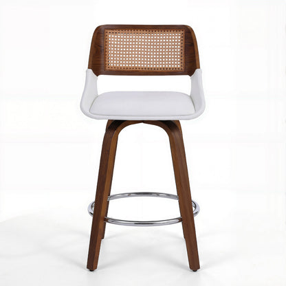 Artiss Wooden Bar Stools Swivel Kitchen Counter Stool Chair 60cm Seat Height-Furniture > Bar Stools &amp; Chairs > Table &amp; Bar Stools-PEROZ Accessories
