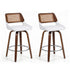 Artiss Wooden Bar Stools Set of 2 Swivel Kitchen Counter Stool Chair 60cm Seat Height-Furniture > Bar Stools & Chairs > Table & Bar Stools-PEROZ Accessories