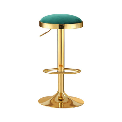 2x Artiss Bar Stools Kitchen Dining Chairs Velvet Padded Stool Green-Furniture &gt; Bar Stools &amp; Chairs &gt; Table &amp; Bar Stools-PEROZ Accessories