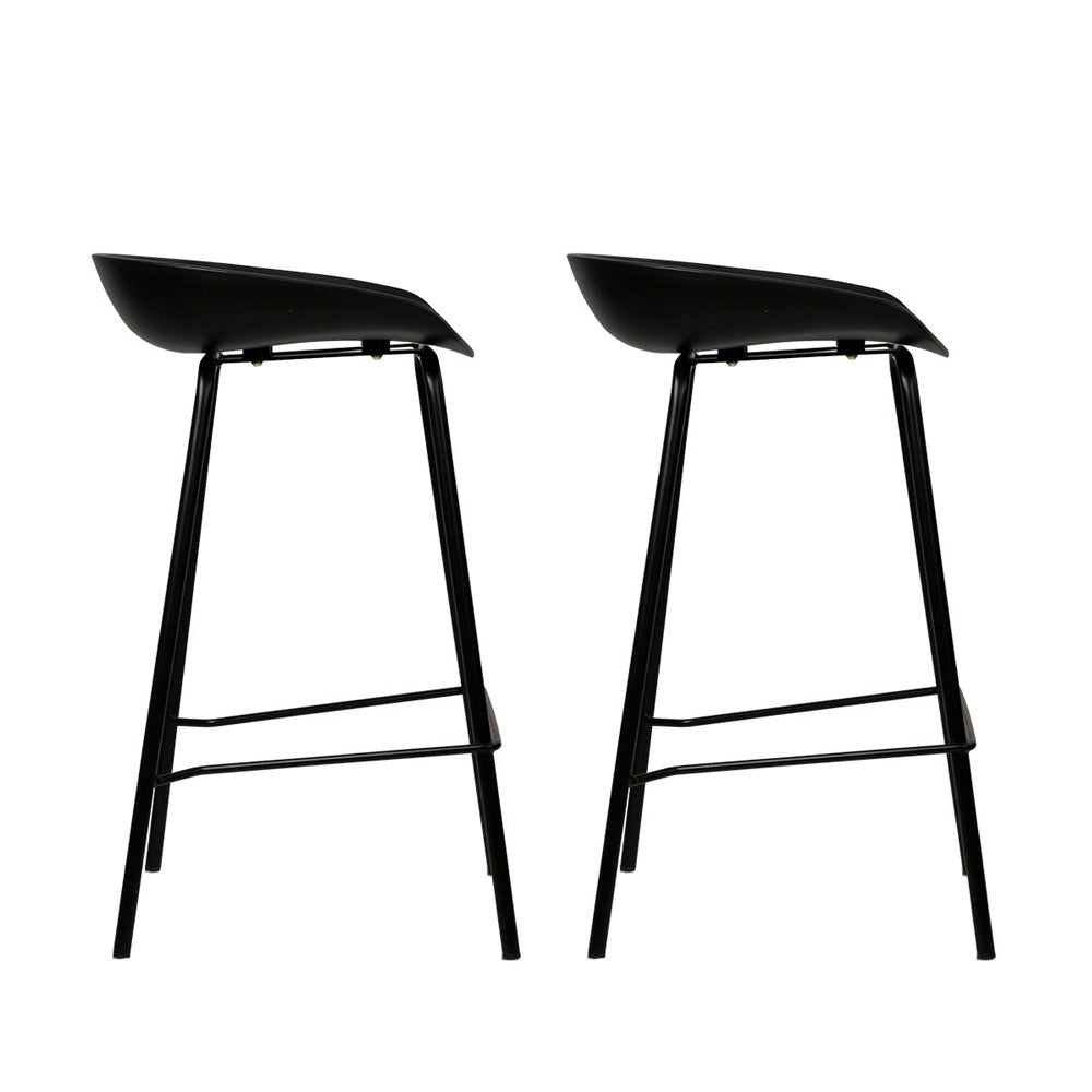 Artiss 2x Bar Stools Kitchen Counter Stools Metal-Bar Stools-PEROZ Accessories