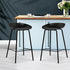 Artiss 2x Bar Stools Kitchen Counter Stools Metal-Bar Stools-PEROZ Accessories