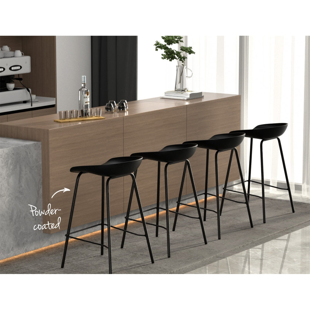 Artiss 4x Bar Stools Kitchen Counter Stools Metal-Furniture &gt; Bar Stools &amp; Chairs-PEROZ Accessories
