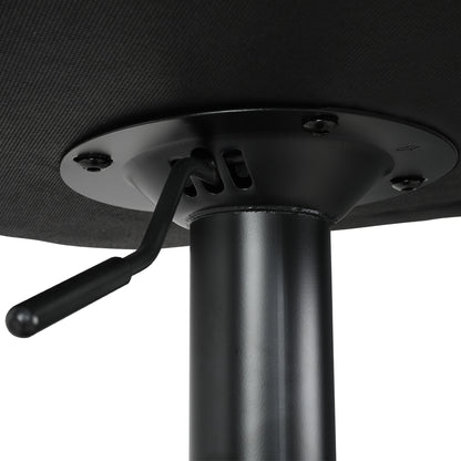 Artiss 2x Bar Stools Kitchen Swivel Bar Stool Gas Lift Chairs Barstools Black-Furniture &gt; Bar Stools &amp; Chairs-PEROZ Accessories