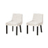 Artiss Dining Chairs Set of 2 Corduroy Wooden Beige-Furniture > Bar Stools & Chairs-PEROZ Accessories