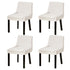 Artiss Dining Chairs Set of 4 Corduroy Wooden Beige-Furniture > Dining > Kitchen & Dining Chairs-PEROZ Accessories
