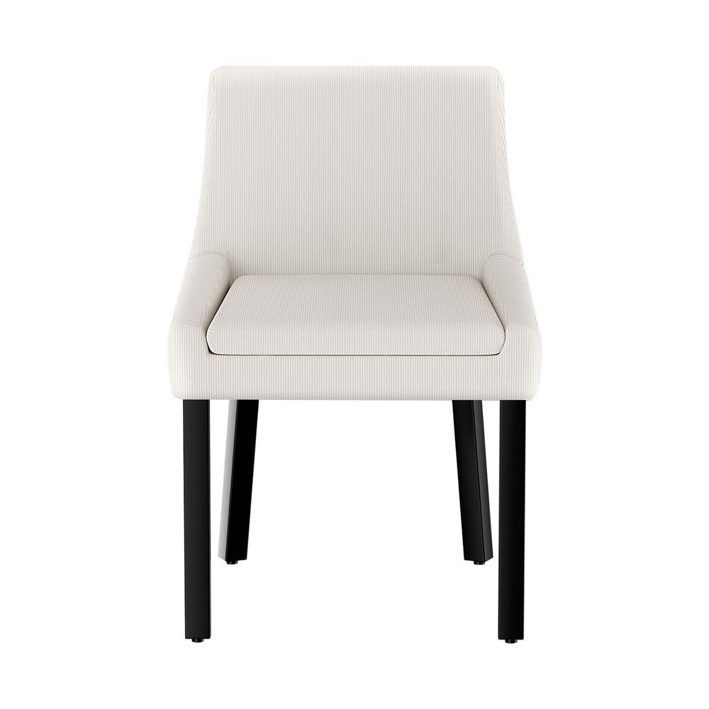 Artiss Dining Chairs Set of 4 Corduroy Wooden Beige-Furniture &gt; Dining &gt; Kitchen &amp; Dining Chairs-PEROZ Accessories