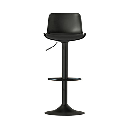 Artiss 2x Bar Stools Padded Seat Gas Lift Black-Furniture &gt; Bar Stools &amp; Chairs-PEROZ Accessories