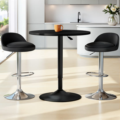 Artiss Bar Table and Stools Set Dining Desk Kitchen Chairs Cafe Pub-Furniture &gt; Bar Stools &amp; Chairs &gt; Table &amp; Bar Stools-PEROZ Accessories