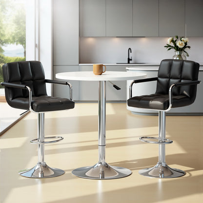 Artiss Bar Table and Stools Set Dining Desk Kitchen Chairs Cafe Pub-Furniture &gt; Bar Stools &amp; Chairs &gt; Table &amp; Bar Stools-PEROZ Accessories