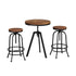Artiss Bar Table Stools Set Dining Desk Industrial Kitchen Chairs Cafe Pub-Furniture > Bar Stools & Chairs > Table & Bar Stools-PEROZ Accessories