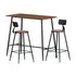 Artiss Bar Table and Stools Set Dining Desk Kitchen Chairs Cafe Pub-Furniture > Bar Stools & Chairs > Table & Bar Stools-PEROZ Accessories
