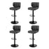 Artiss 4x Bar Stools Gas Lift Leather Padded Grey-Furniture > Bar Stools & Chairs > Massage Chairs-PEROZ Accessories