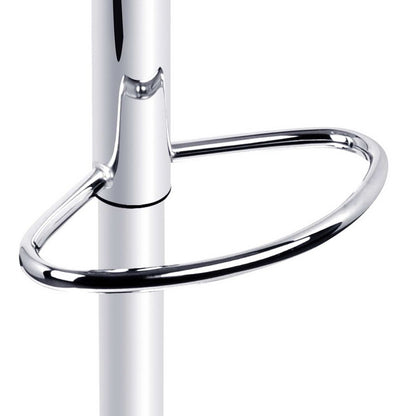 Artiss 2x Bar Stools Gas Lift Leather Padded White-Furniture > Bar Stools &amp; Chairs-PEROZ Accessories