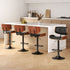 Artiss 4x Bar Stools Gas Lift Leather All Black-Furniture > Bar Stools & Chairs-PEROZ Accessories