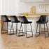 Artiss 4x Bar Stools Leather Padded Metal Legs Black-Furniture > Bar Stools & Chairs > Massage Chairs-PEROZ Accessories