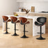 Artiss 4x Bar Stools Gas Lift Leather Padded Black-Furniture > Bar Stools & Chairs > Table & Bar Stools-PEROZ Accessories