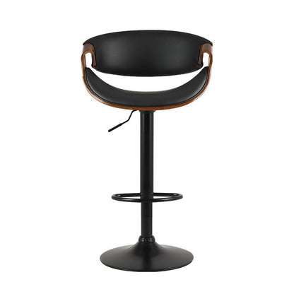 Artiss Bar Stools Gas Lift Leather w/Armrest-Bar Stools-PEROZ Accessories