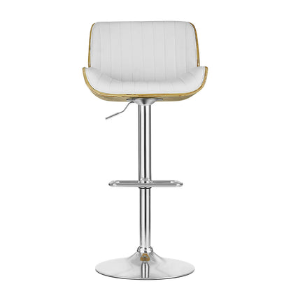 Artiss Bar Stools Swivel Leather Chairs Wooden-Bar Stools-PEROZ Accessories
