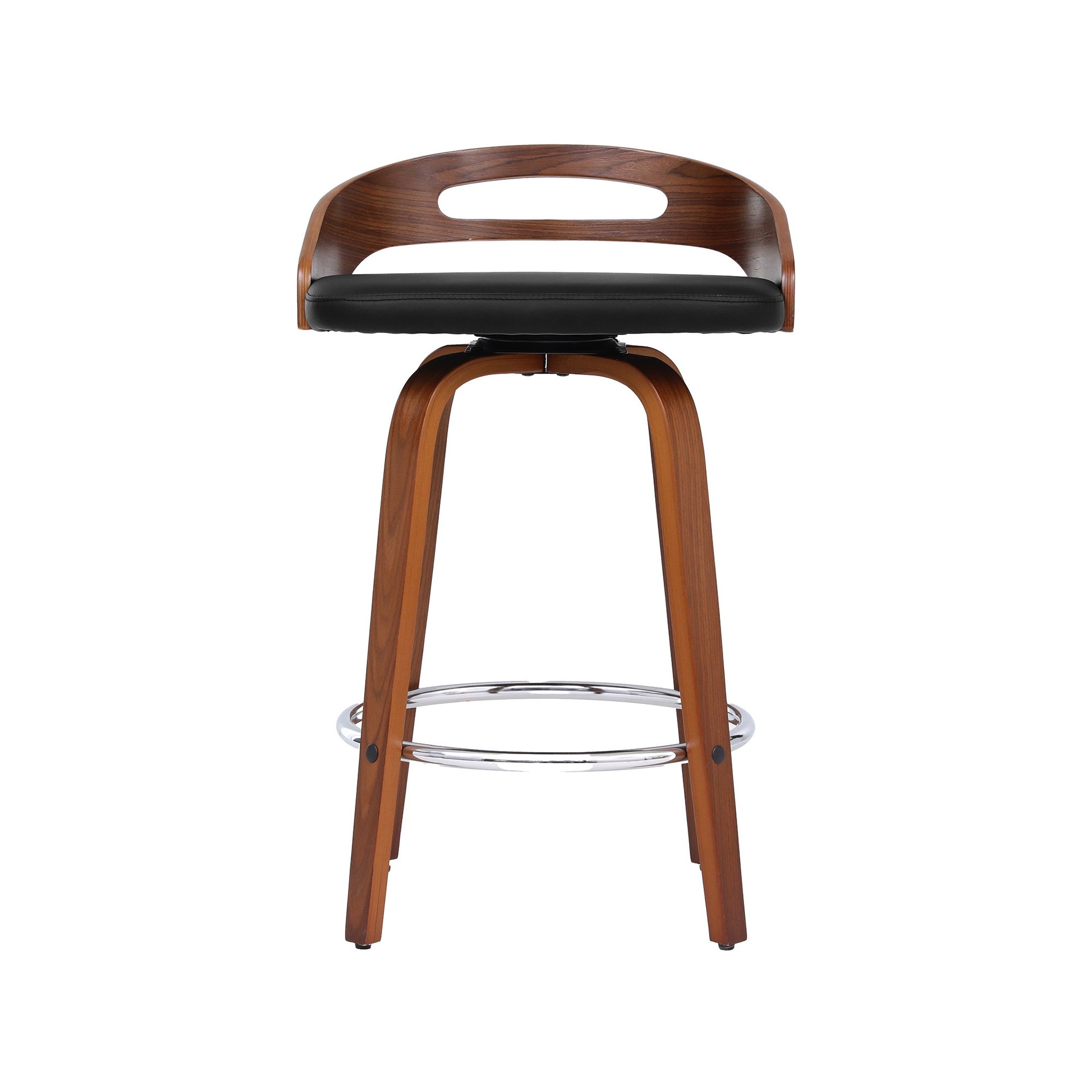 Artiss 2x Bar Stools Swivel Dining Chairs Low Back Counter Seat PU Cushion-Furniture > Bar Stools &amp; Chairs > Table &amp; Bar Stools-PEROZ Accessories