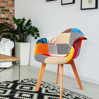 Artiss Dining Chairs Set of 2 Fabric Retro Replica DSW-Dining Chairs-PEROZ Accessories