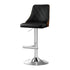 Artiss Bar Stool Bentwood Swivel Adjustable Kitchen Counter Stool Leather Black-Furniture > Bar Stools & Chairs > Table & Bar Stools-PEROZ Accessories