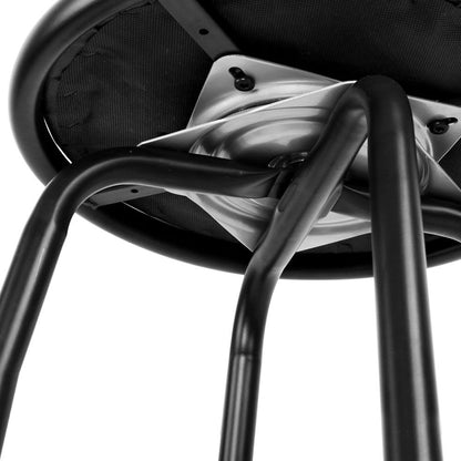 Artiss 2x Bar Stools Swivel Leather Padded Metal-Furniture > Bar Stools &amp; Chairs-PEROZ Accessories