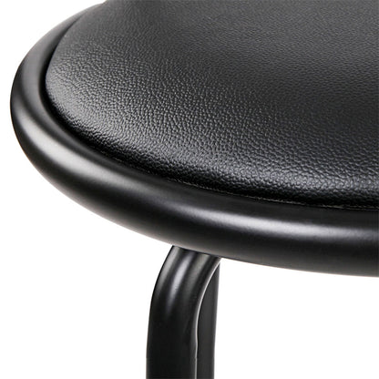 Artiss 2x Bar Stools Swivel Leather Padded Metal-Furniture &gt; Bar Stools &amp; Chairs-PEROZ Accessories