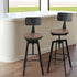 Artiss 4x Bar Stools Kitchen Dining Chairs Adjustable Wood Stool w/Backrest-Furniture > Bar Stools & Chairs > Table & Bar Stools-PEROZ Accessories