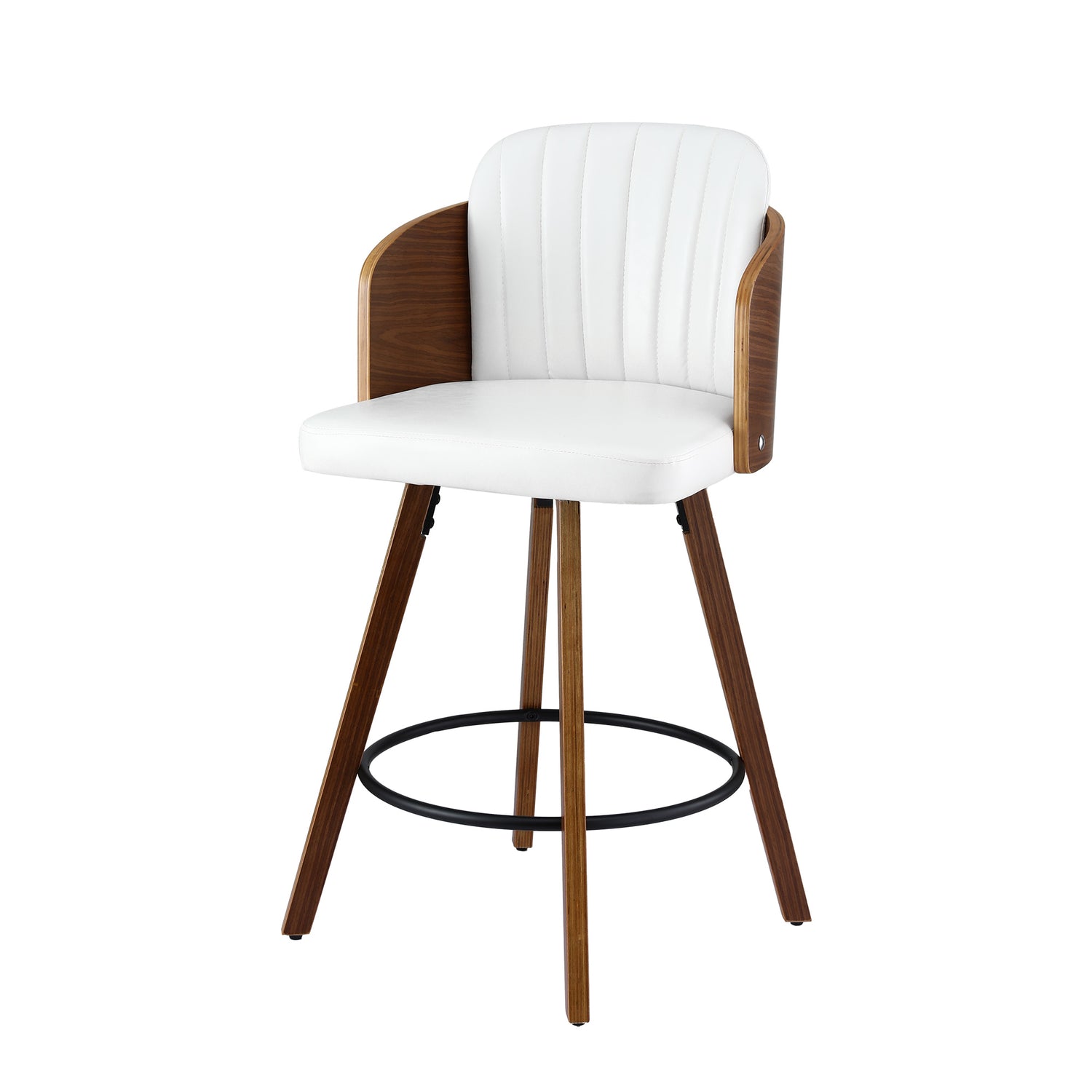 Artiss Wooden Bar Stools Swivel Kitchen Counter Stool Chair 58cm Seat Height-Furniture > Bar Stools &amp; Chairs > Table &amp; Bar Stools-PEROZ Accessories