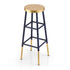 Artiss Bar Stools Metal Gold Navy-Furniture > Bar Stools & Chairs > Table & Bar Stools-PEROZ Accessories