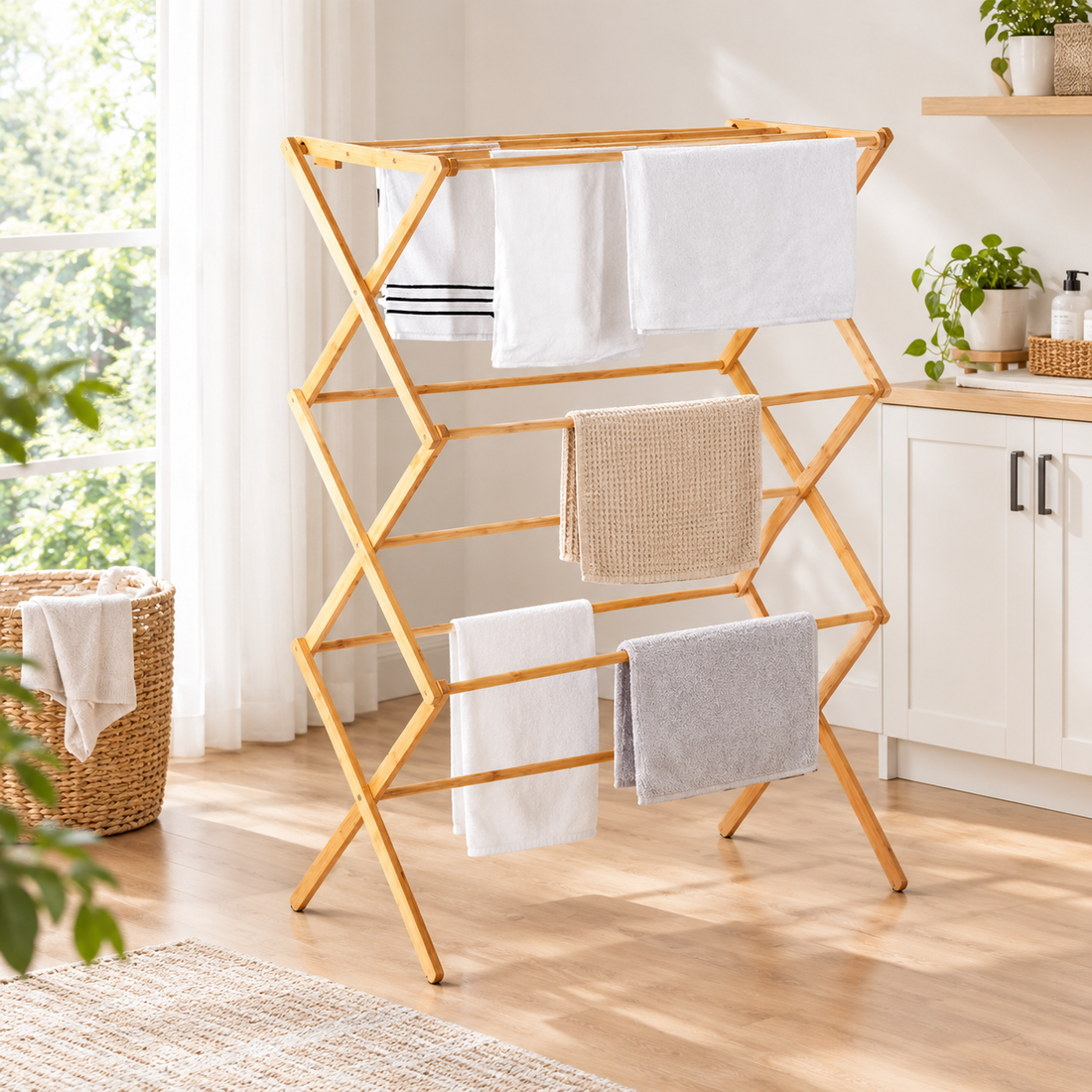 Artiss Clothes Airer Coat Rack Foldable Hanger Dryer-Drying Racks-PEROZ Accessories